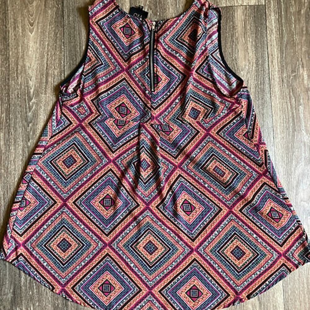 W-5 Sleeveless Silky feel Women's Tunic Top Size L - Picture 3 of 7